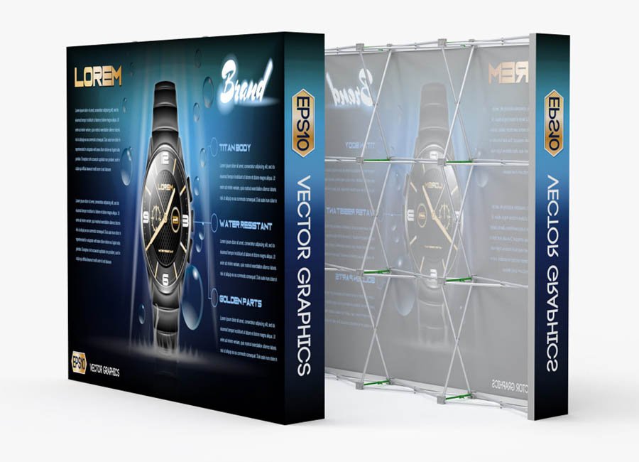 8ft SEG Pop Up Displays