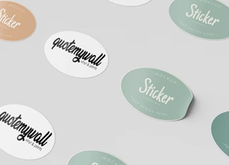 Oval Stickers